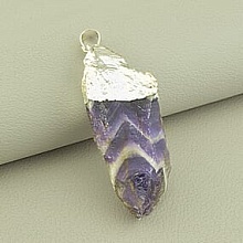 картинка Кулон Аметист 55х23мм от магазина Wolves