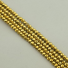 картинка Нитка Чешский хрусталь 48 см 4 5 мм (Без замка) от магазина Wolves