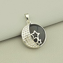 картинка Кулон Агат 25x22мм от магазина Wolves