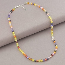 картинка Подвеска 'SUNSTONES' Циркон Серебро(925) 41 см от магазина Wolves