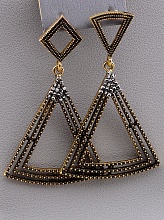 картинка Серьги 'FJ' Сrystal Бижутерный сплав14 27 г от магазина Wolves