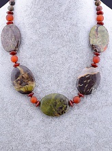 картинка Бусы Яшма 55 см от магазина Wolves