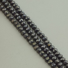 картинка Нитка Чешский хрусталь 44 см 6 мм (Без замка) от магазина Wolves