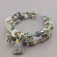 картинка Браслет 'FJ' Лабрадор Бижутерный сплав 60 см от магазина Wolves