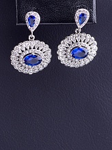 картинка Серьги 'XUPING' Фианит (родий) от магазина Wolves