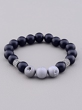 картинка Браслет 'SUNSTONES' Шунгит Агат 18 см от магазина Wolves