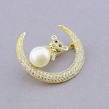 картинка Брошь 'XUPING' Майорка  (позолота 18к (лимонная)) от магазина Wolves