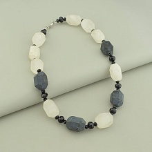 картинка Бусы Горный хрусталь Агат 49 см от магазина Wolves