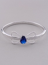 картинка Браслет 'XUPING' Фианит 17 см (родий) от магазина Wolves