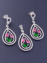 картинка Набор Фианит 'XUPING' (родий) от магазина Wolves