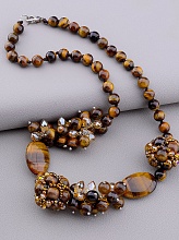 картинка Бусы Тигровый глаз 50 см () от магазина Wolves
