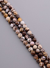 картинка Нитка Яшма 38 см 12 мм от магазина Wolves