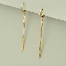 картинка Серьги 'XUPING' Фианит (позолота 18к) от магазина Wolves