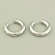 картинка Серьги 'XUPING' Фианит (родий) от магазина Wolves