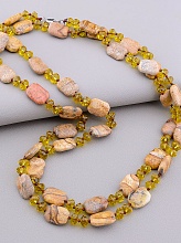 картинка Бусы Яшма 120 см от магазина Wolves