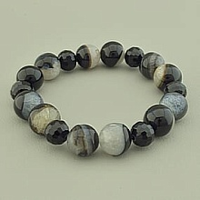 картинка Браслет 'SUNSTONES' Агат Чешский хрусталь 18 см от магазина Wolves