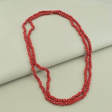 картинка Бусы Коралл 120 см от магазина Wolves