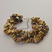 картинка Браслет 'SUNSTONES' Тигровый глаз 21 см от магазина Wolves