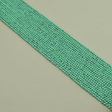 картинка Нитка Бирюза 40 см 2 5 мм (Без замка) от магазина Wolves