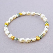 картинка Браслет 'SUNSTONES' Жемчуг 19 см от магазина Wolves