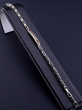 картинка Браслет 'XUPING' Фианит 17 см (родий) от магазина Wolves