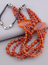 картинка Бусы Сердолик 60 см от магазина Wolves