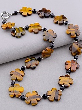 картинка Бусы Тигровый глаз 50 см от магазина Wolves