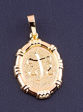 картинка Кулон "Весы" XUPING позолота 18к от магазина Wolves