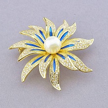 картинка Брошь 'XUPING' Майорка  (позолота 18к (лимонная)) от магазина Wolves