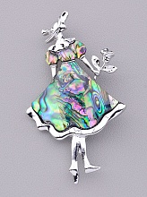 картинка Брошь Галиотис 75x40мм от магазина Wolves