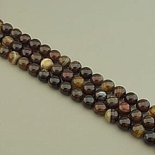 картинка Нитка Агат 38 см 14 мм (Без замка) от магазина Wolves