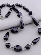 картинка Бусы Агат Чешский хрусталь 62 см от магазина Wolves