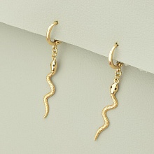 картинка Серьги 'XUPING' Фианит (позолота 18к) от магазина Wolves