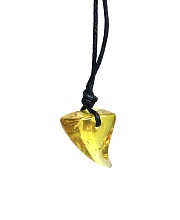 картинка Кулон клык Янтарь от магазина Wolves