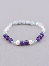 картинка Браслет 'SUNSTONES' Самоцветы 18 см от магазина Wolves