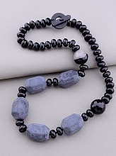 картинка Бусы Агат Шунгит 57 см от магазина Wolves