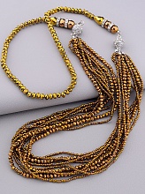 картинка Бусы Чешский хрусталь 100 см от магазина Wolves