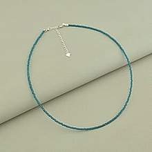 картинка Подвеска 'SUNSTONES' Шпинель Серебро(925) 39 см от магазина Wolves