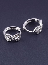 картинка Серьги 'XUPING' Фианит (родий) от магазина Wolves