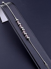 картинка Браслет 'Stainless Steel' Розовый кварц Медицинская сталь 316L10 6 г от магазина Wolves