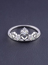 картинка Кольцо 'Big Dipper' Фианит (родий) от магазина Wolves