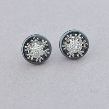 картинка Серьги 'XUPING' Фианит (родий) от магазина Wolves