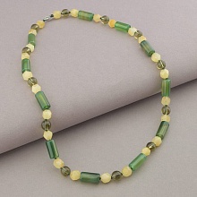 картинка Бусы 'SUNSTONES' Агат Раухтопаз 52 см от магазина Wolves