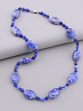 картинка Бусы 'SUNSTONES' Содалит 47 см от магазина Wolves
