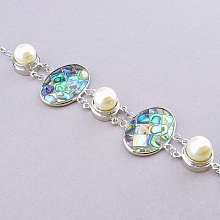 картинка Браслет Галиотис Жемчуг 19 см от магазина Wolves