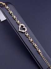 картинка Браслет 'XUPING' Фианит 17 см (позолота 18к) от магазина Wolves