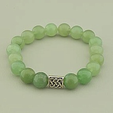 картинка Браслет 'SUNSTONES' Нефрит 19 см от магазина Wolves