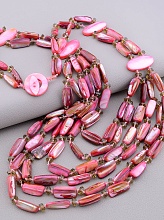 картинка Бусы Перламутр Чешский хрусталь 55 см от магазина Wolves