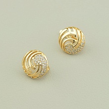 картинка Серьги 'XUPING' Фианит (позолота 18к) от магазина Wolves