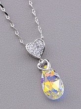 картинка Подвеска Swarovski 'XUPING' (родий) от магазина Wolves